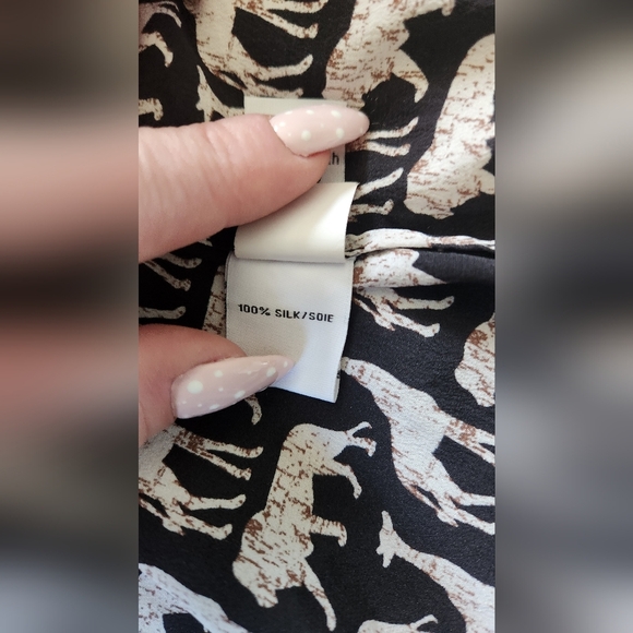 Diane Von Furstenberg African Animal Print Top - Size 4 - Picture 11 of 11